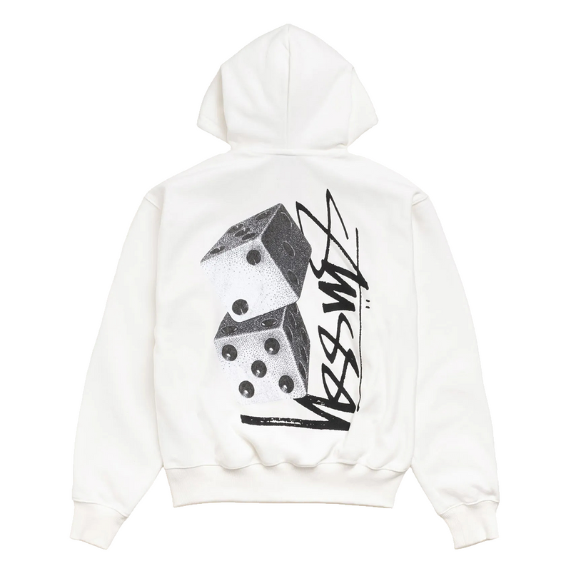 TALL DICE ZIP HOODIE OFF WHITE