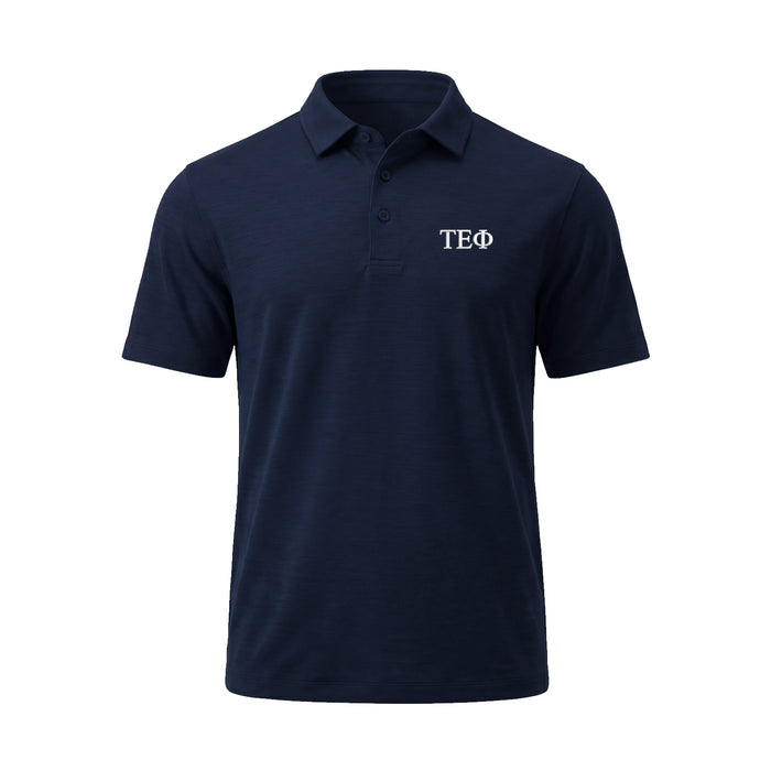 Tau Epsilon Phi lululemon Evolution Short-Sleeve Polo - Nautical Navy