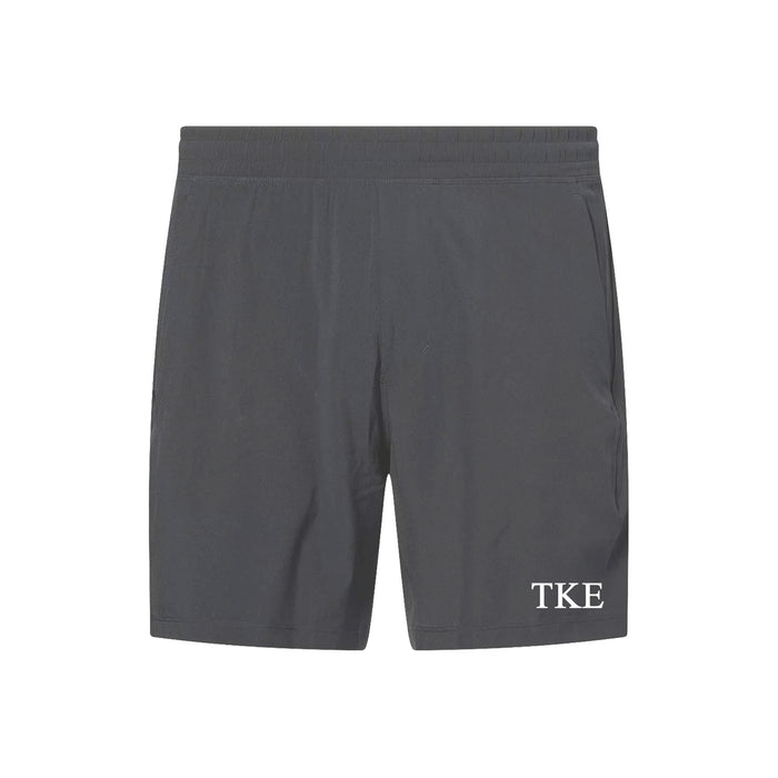 Tau Kappa Epsilon lululemon Pace Breaker Linerless Short - Onxy Grey 7"