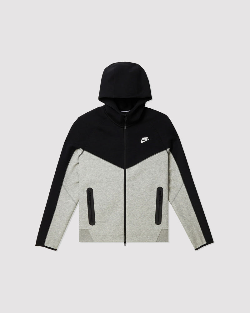 TECH FLEECE WINDRUNNER HOODIE "DK GREY HEATHER"