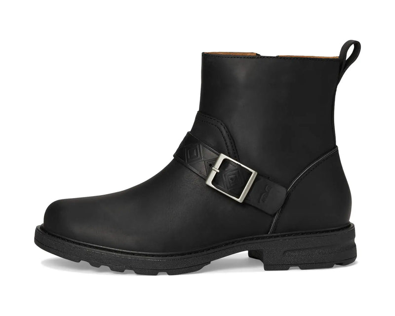 TEVA Women's Rowena Buckle Boot 1141354-BTLL Black Metallic Silver