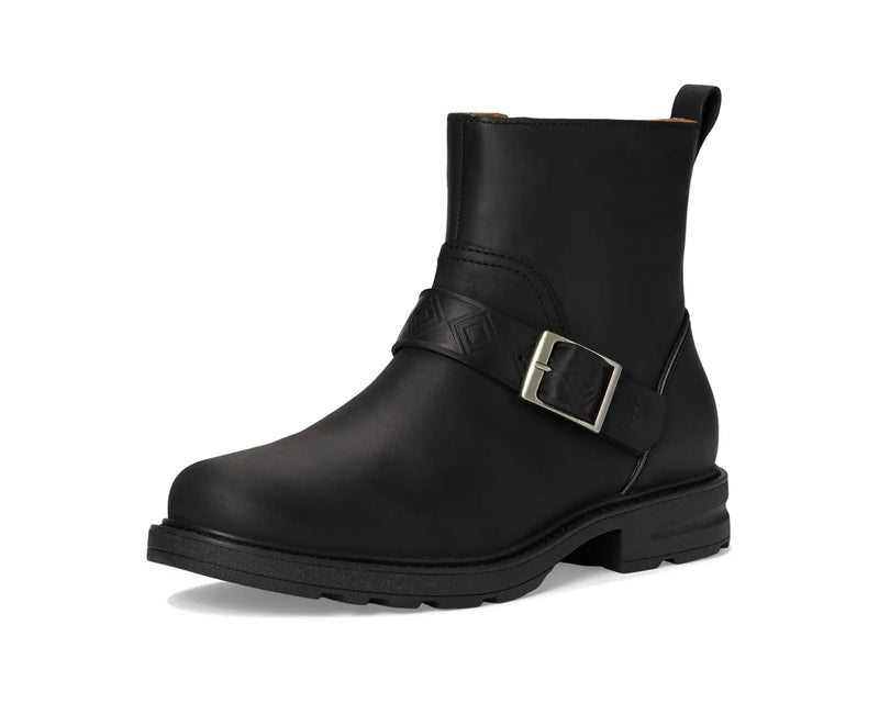 TEVA Women's Rowena Buckle Boot 1141354-BTLL Black Metallic Silver