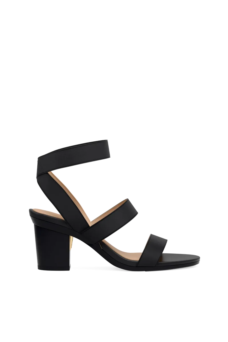 The Adrianna - Coal + Block Heel Kit 3 Coal