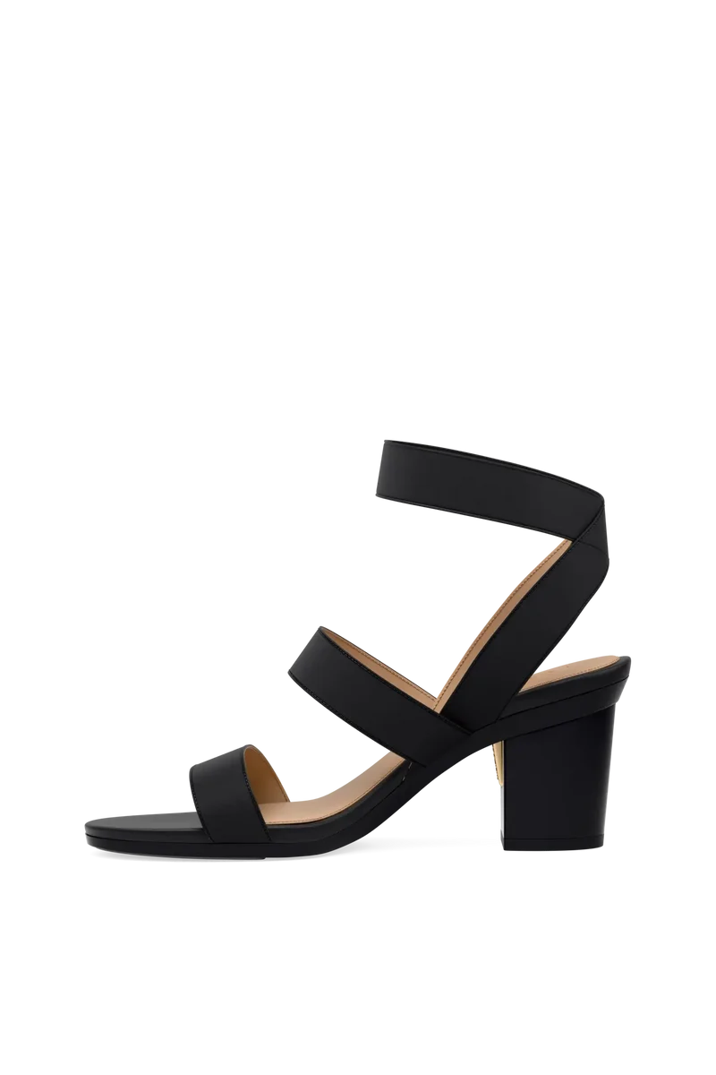 The Adrianna - Coal + Block Heel Kit 3 Coal