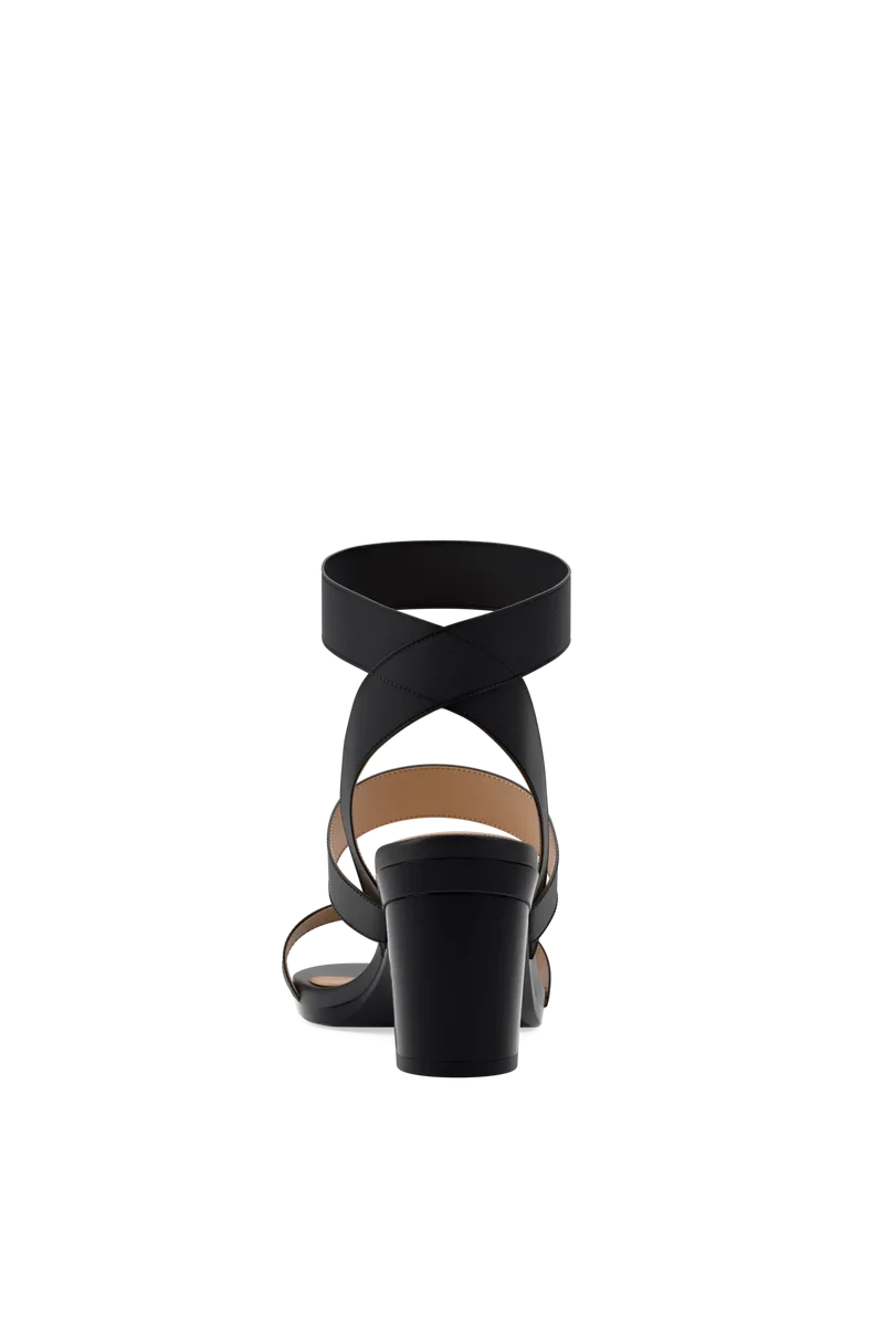 The Adrianna - Coal + Block Heel Kit 3 Coal