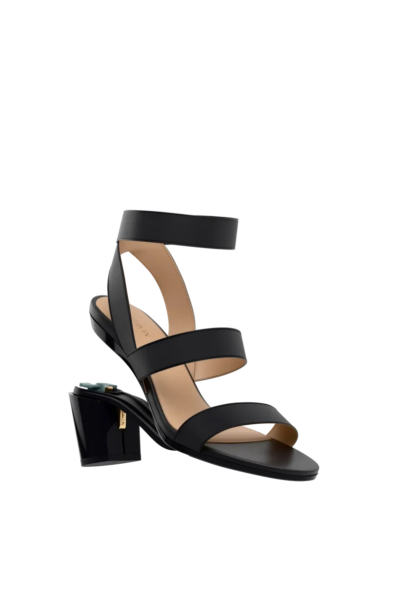 The Adrianna - Coal + Block Heel Kit 3 Coal