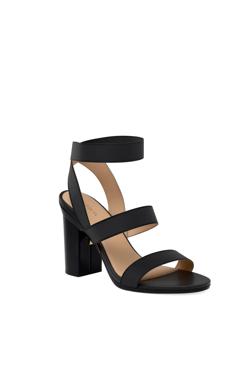 The Adrianna - Coal + Block Heel Kit 4 Coal