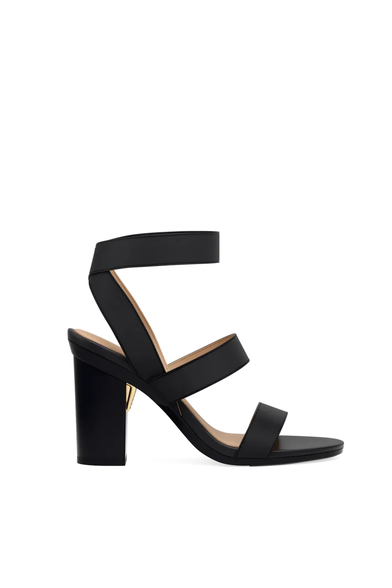 The Adrianna - Coal + Block Heel Kit 4 Coal