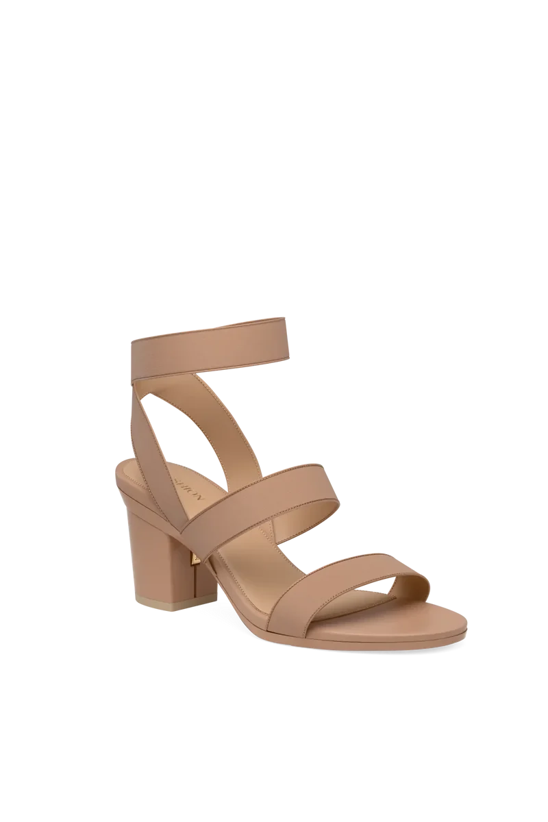 The Adrianna - Latte + Block Heel Kit 3 Latte