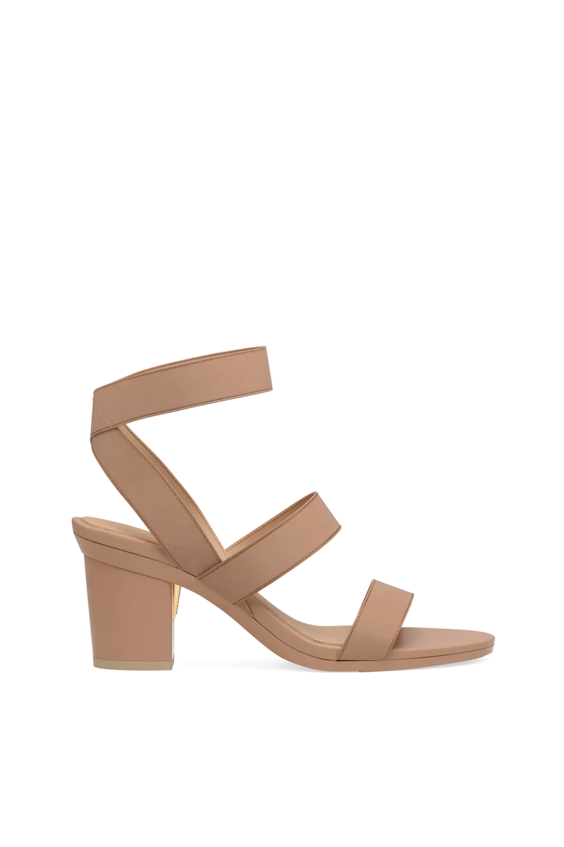 The Adrianna - Latte + Block Heel Kit 3 Latte