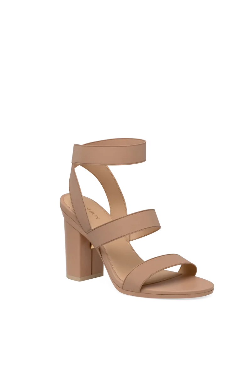 The Adrianna - Latte + Block Heel Kit 4 Latte