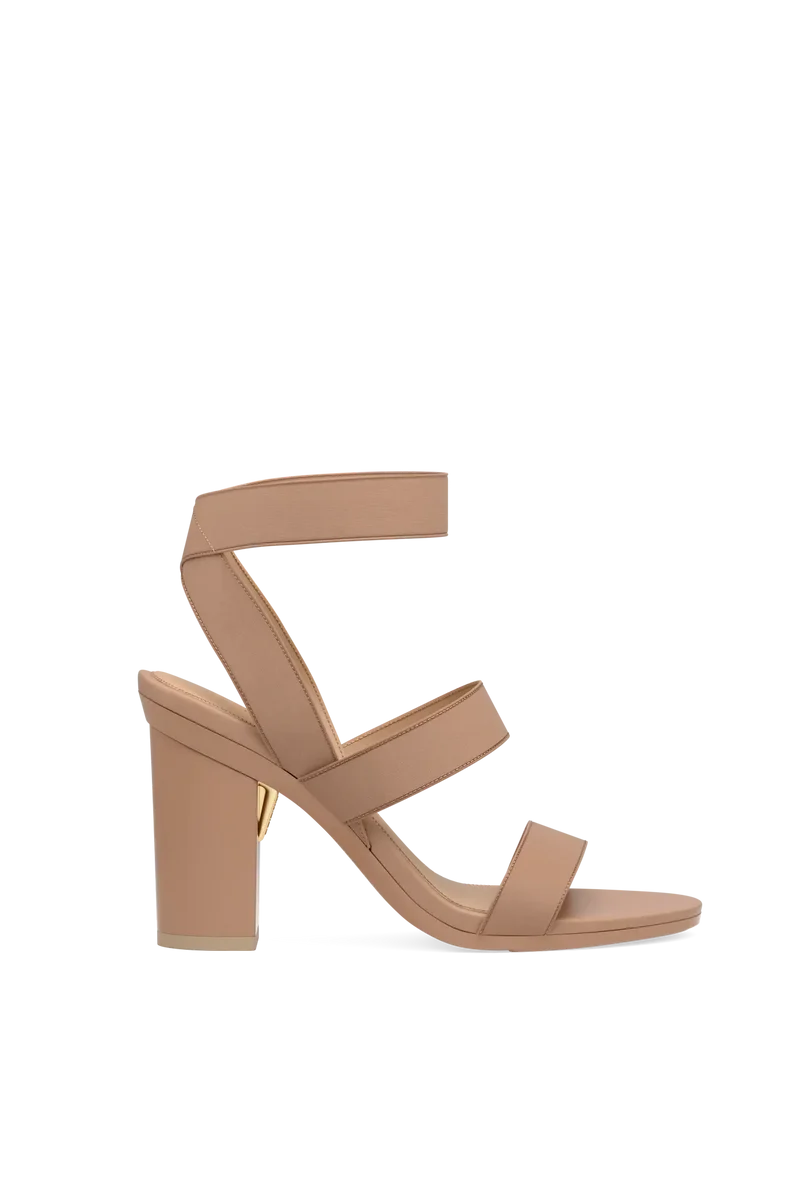The Adrianna - Latte + Block Heel Kit 4 Latte
