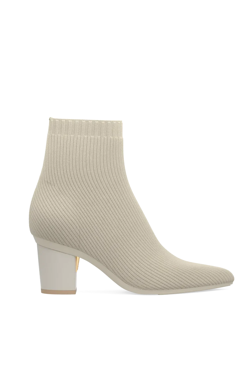 The Bootie - Bone Knit 3 Block - Final Sale
