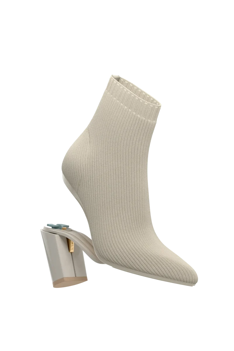 The Bootie - Bone Knit 4 Block - Final Sale