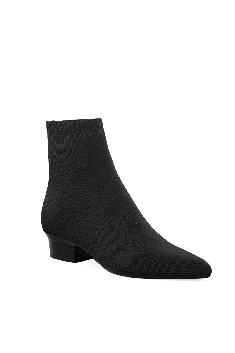The Bootie - Coal Knit 4 Stiletto