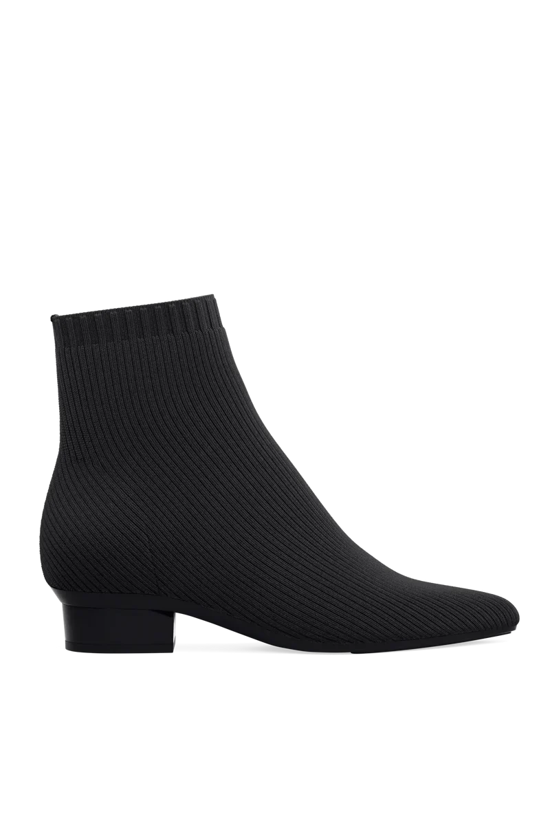 The Bootie - Coal Knit
