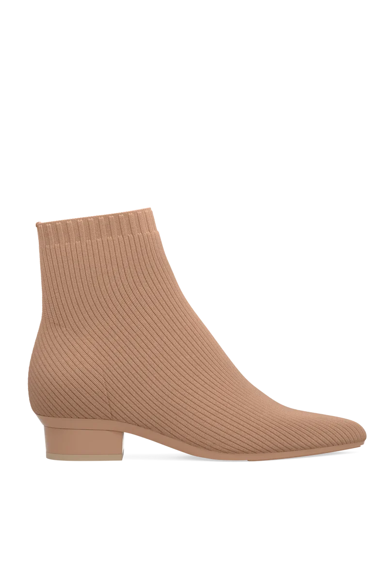 The Bootie - Latte Knit