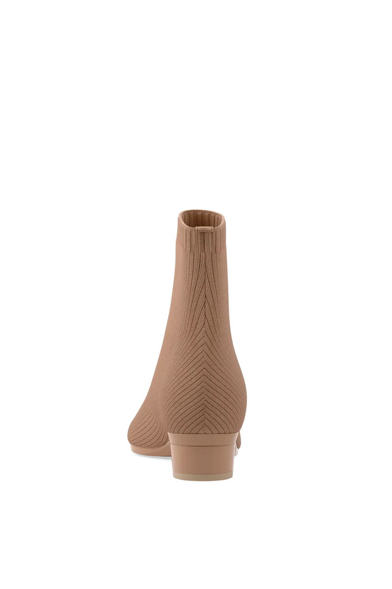 The Bootie - Latte Knit