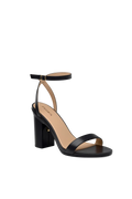 The Brenna - Coal Leather + Block Heel Kit 4 Coal