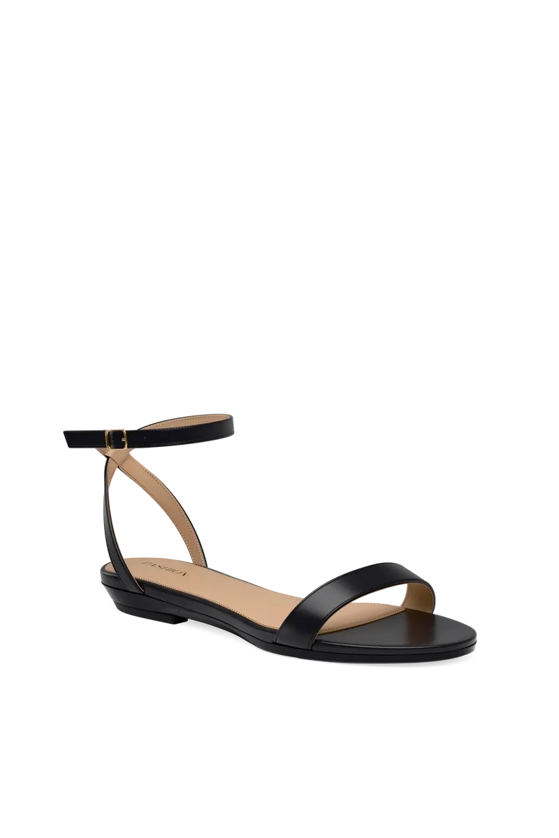 The Brenna - Coal Leather + Block Heel Kit 4 Coal