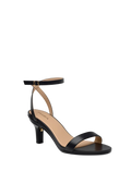 The Brenna - Coal Leather + Stiletto Heel Kit 3 Coal