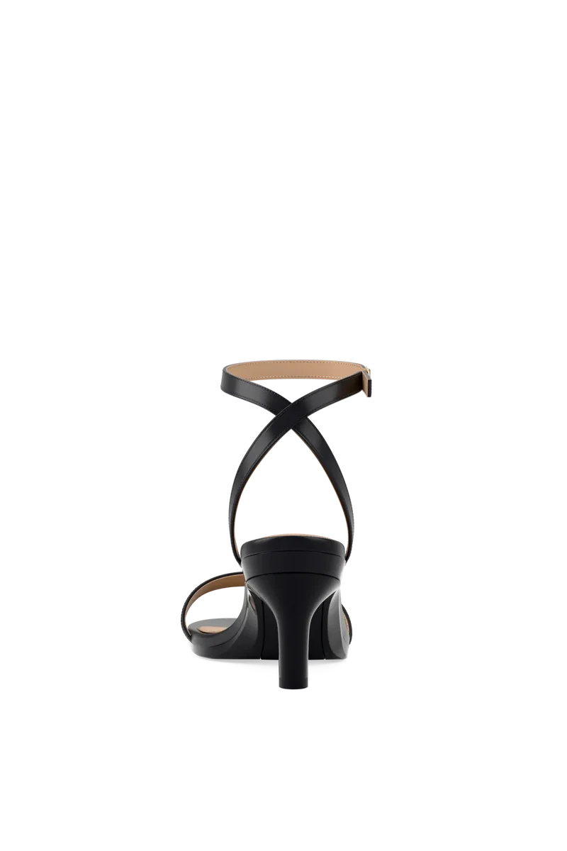 The Brenna - Coal Leather + Stiletto Heel Kit 3 Coal