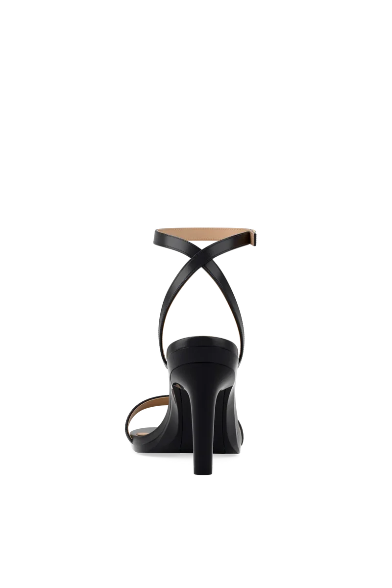 The Brenna - Coal Leather + Stiletto Heel Kit 4 Coal