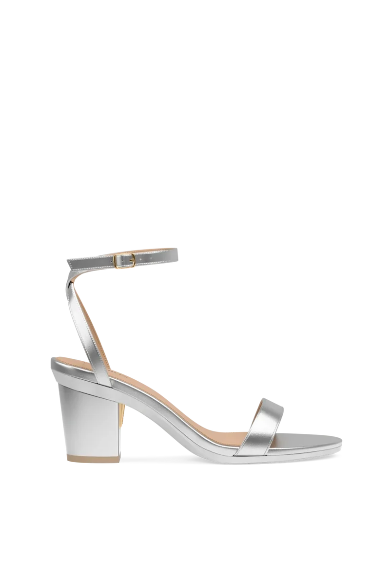 The Brenna - Matte Silver 3 Block