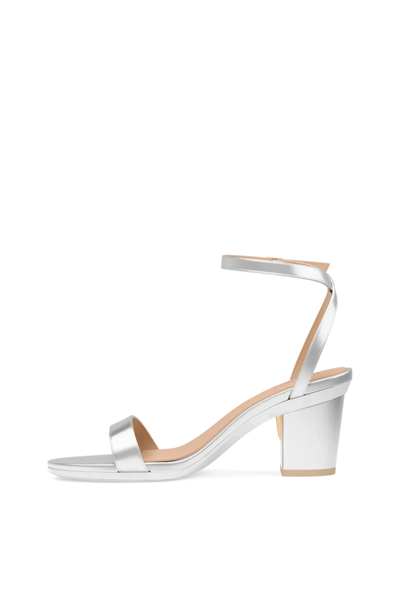 The Brenna - Matte Silver 3 Block