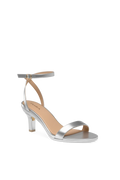 The Brenna - Matte Silver 3 Stiletto