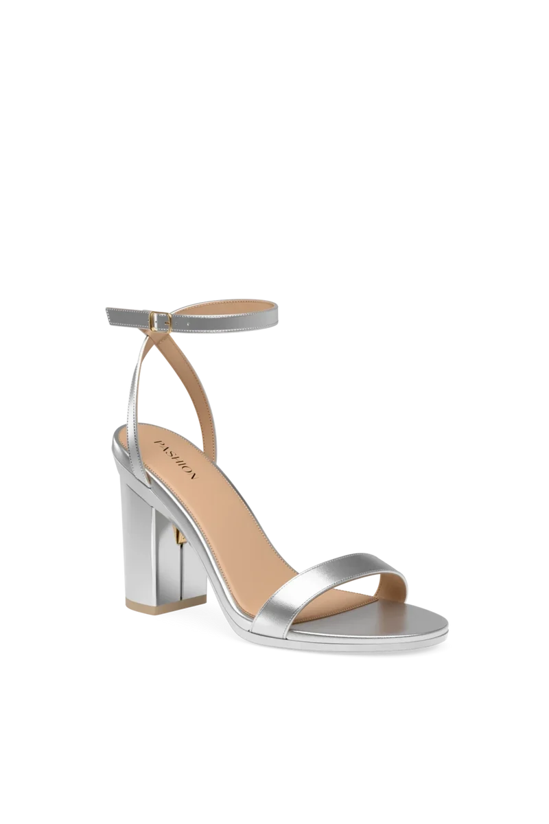 The Brenna - Matte Silver 4 Block
