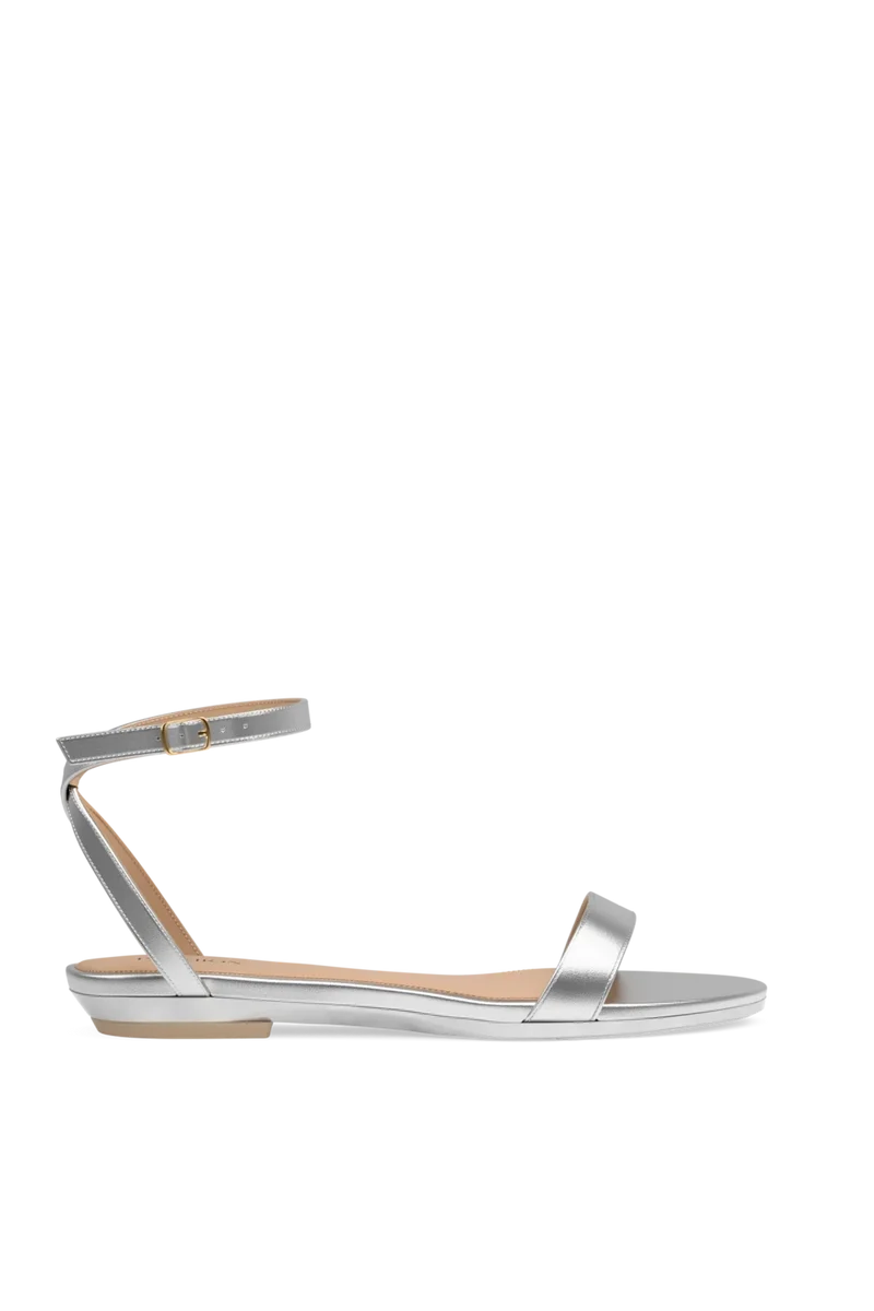 The Brenna - Matte Silver Flat