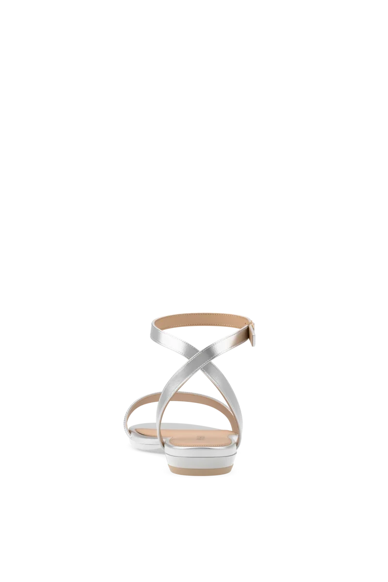 The Brenna - Matte Silver Flat