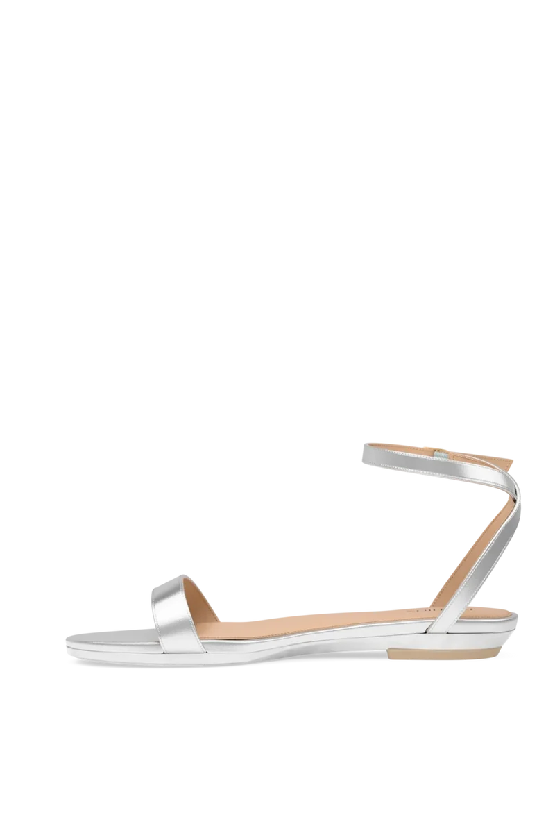 The Brenna - Matte Silver Flat