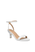The Brenna - White Leather + Stiletto Heel Kit 3 White