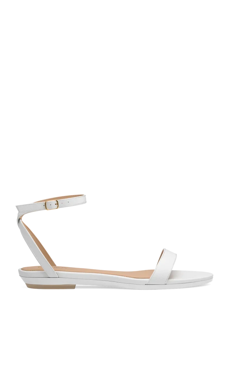 The Brenna - White Leather
