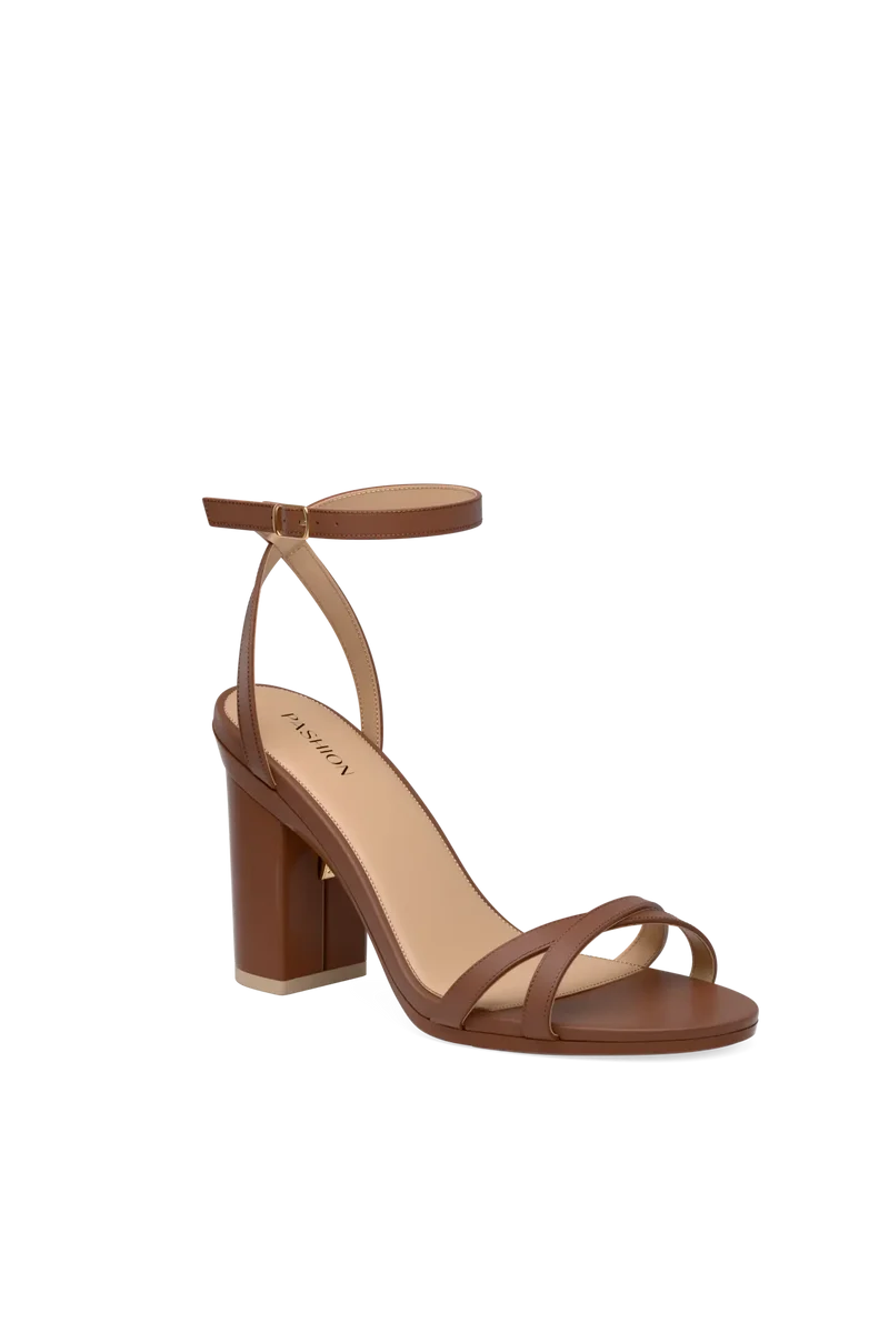 The Brynn - Walnut Leather 4 Block
