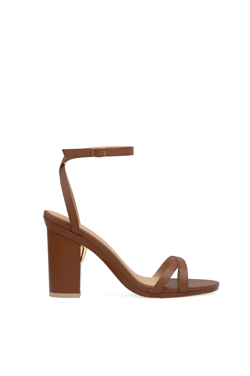 The Brynn - Walnut Leather 4 Block
