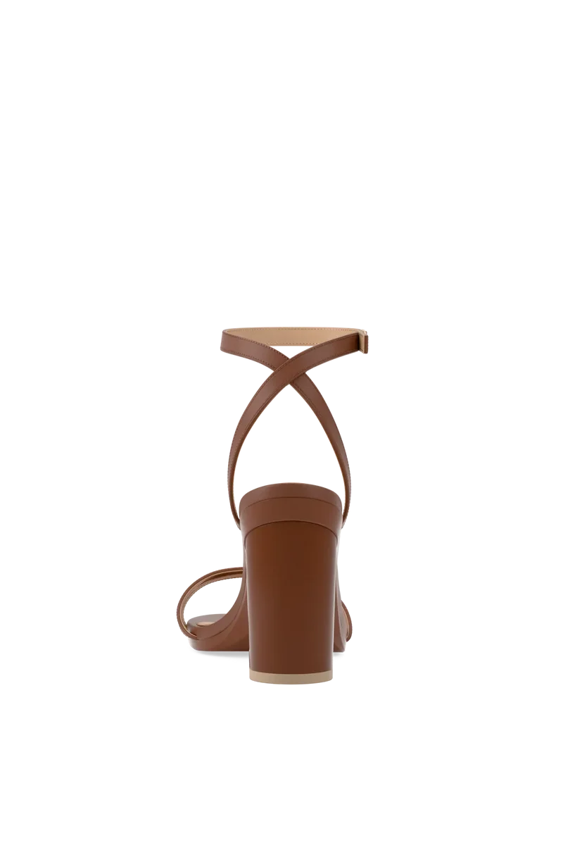 The Brynn - Walnut Leather 4 Block