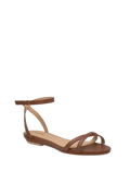 The Brynn - Walnut Leather Flat