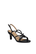 The Capri - Coal Vegan Leather 3 Stiletto