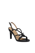 The Capri - Coal Vegan Leather 4 Stiletto