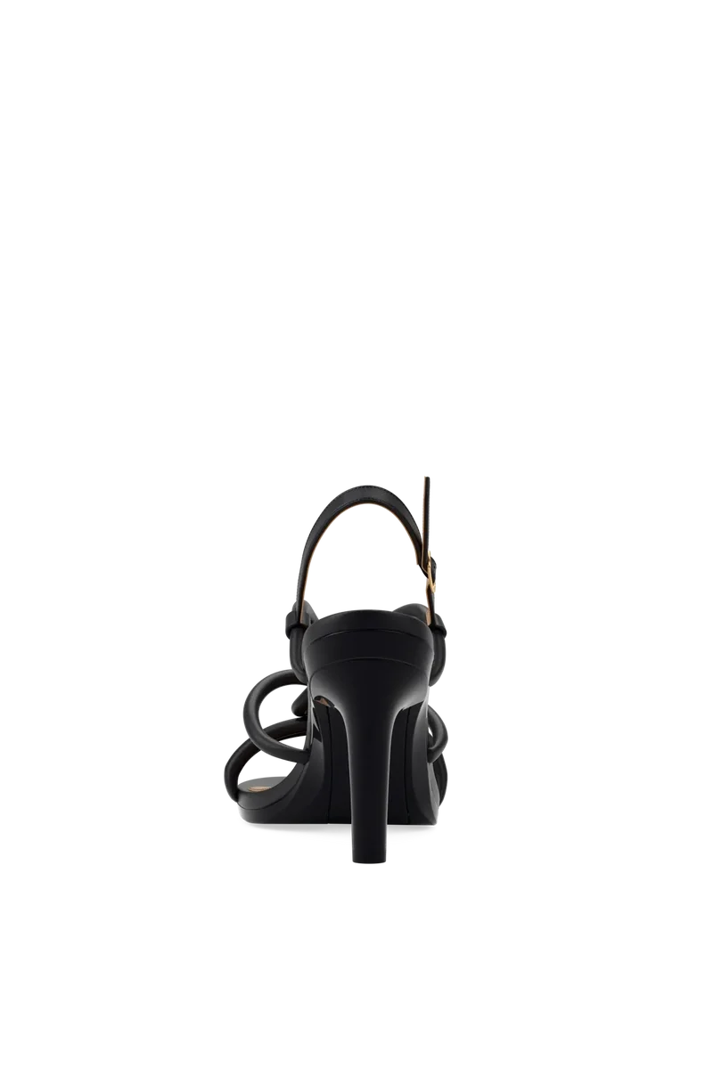 The Capri - Coal Vegan Leather 4 Stiletto