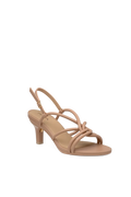 The Capri - Latte Vegan Leather 3 Stiletto