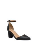 The D'Orsay - Coal Leather + Block Heel Kit 3 Coal
