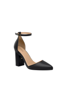 The D'Orsay - Coal Leather + Block Heel Kit 4 Coal