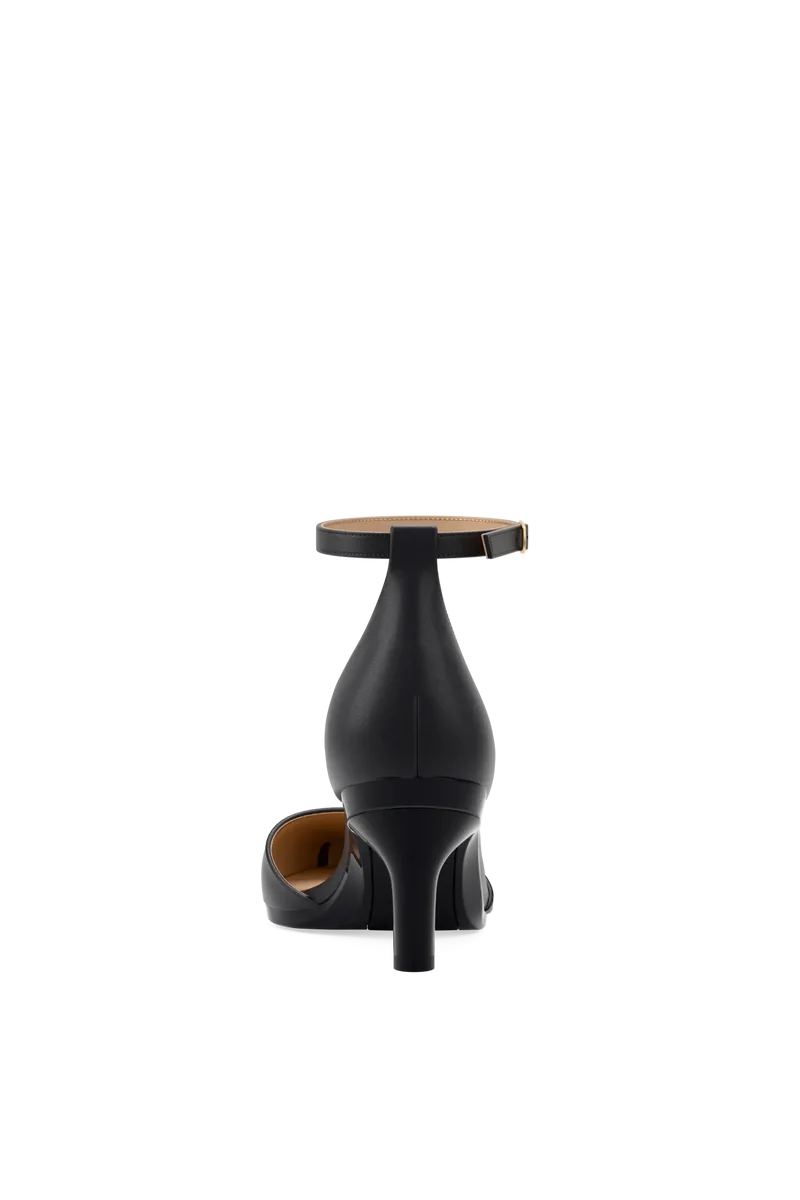 The D'Orsay - Coal Leather + Stiletto Heel Kit 3 Coal