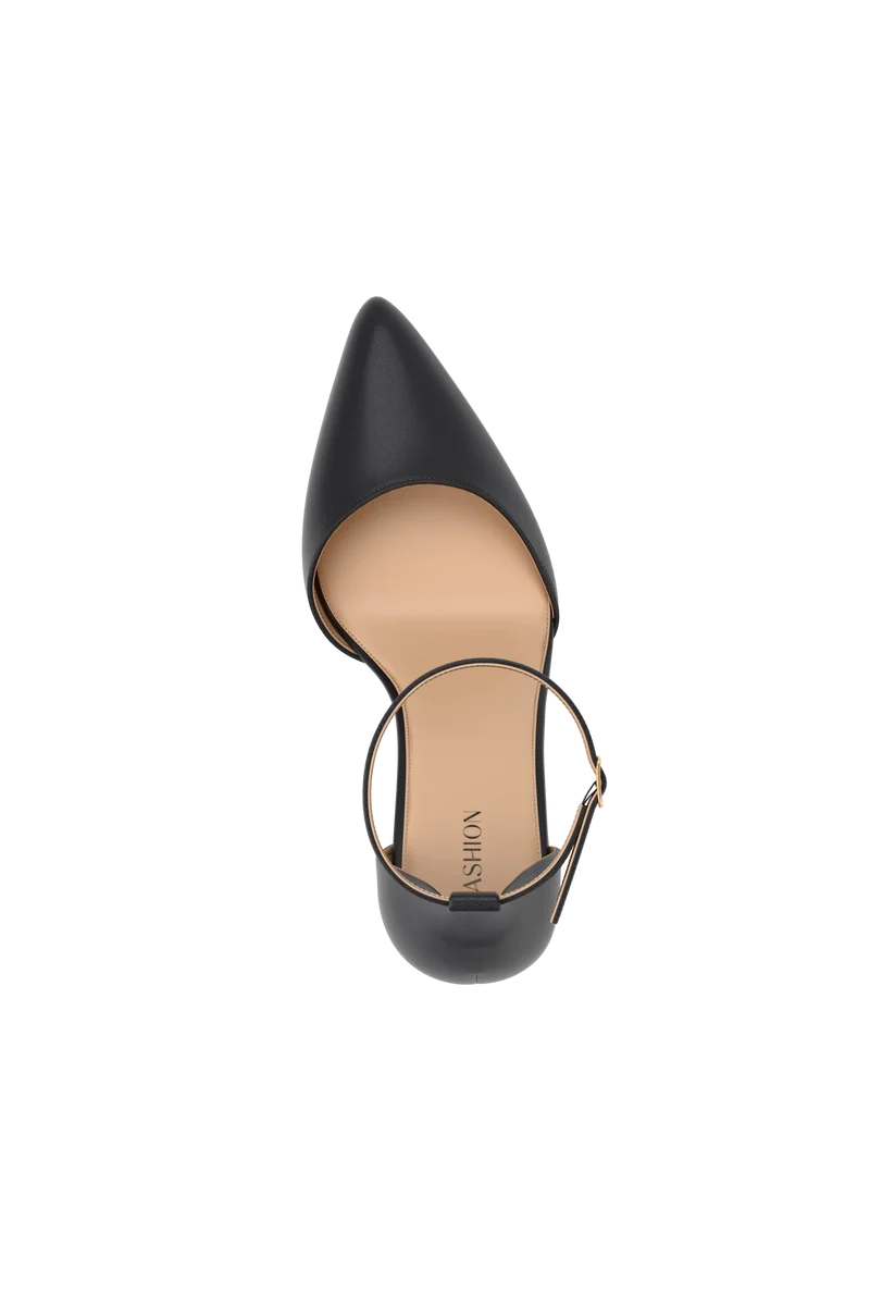 The D'Orsay - Coal Leather + Stiletto Heel Kit 3 Coal