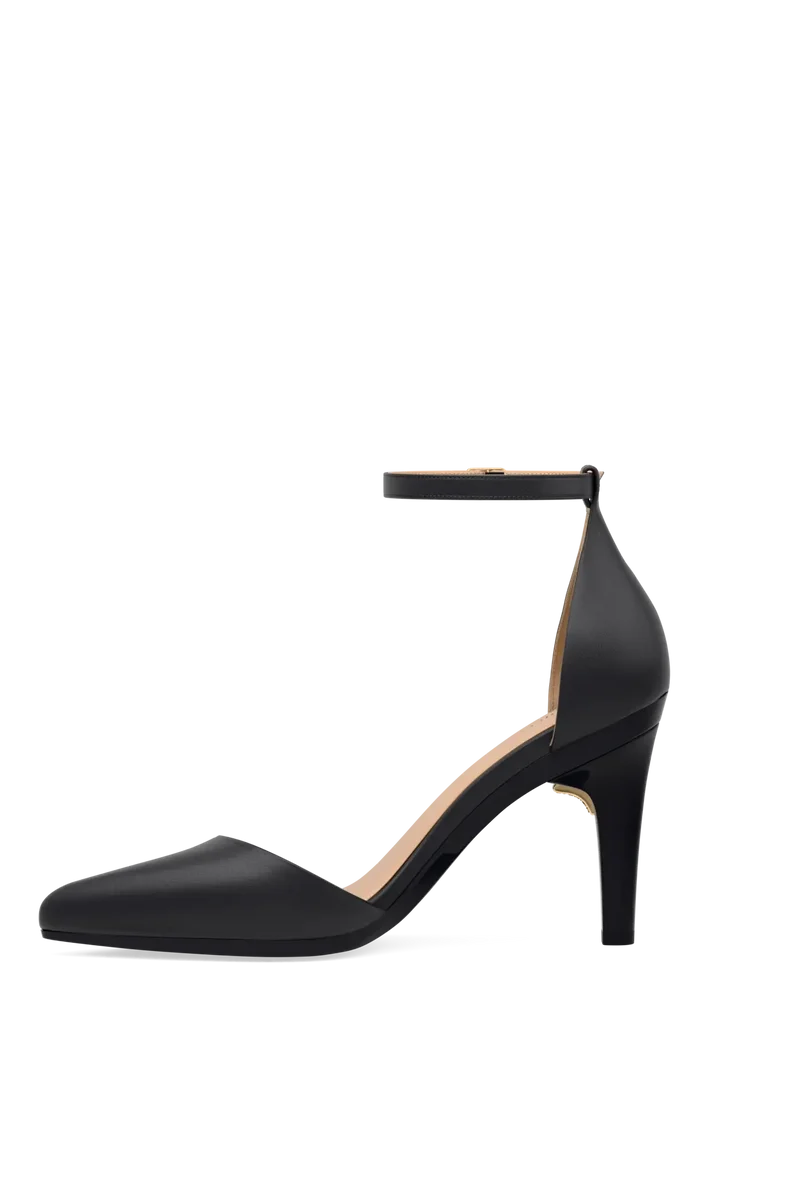 The D'Orsay - Coal Leather + Stiletto Heel Kit 4 Coal