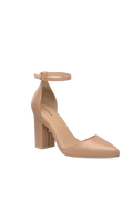 The D'Orsay Latte Leather + Block Heel Kit 4 Latte